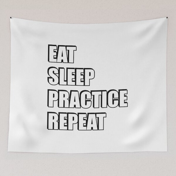 Item preview, Eat sleep practice designed and sold by Inspirationmotivation.