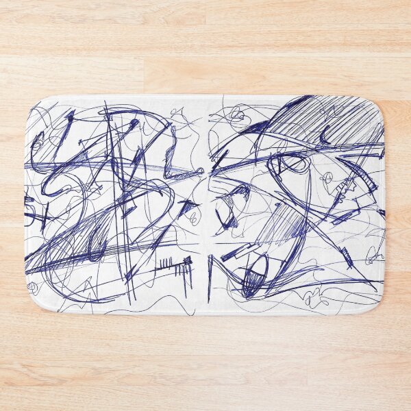 Item preview, blue abstract designed and sold by Tereza Pilar  Art.