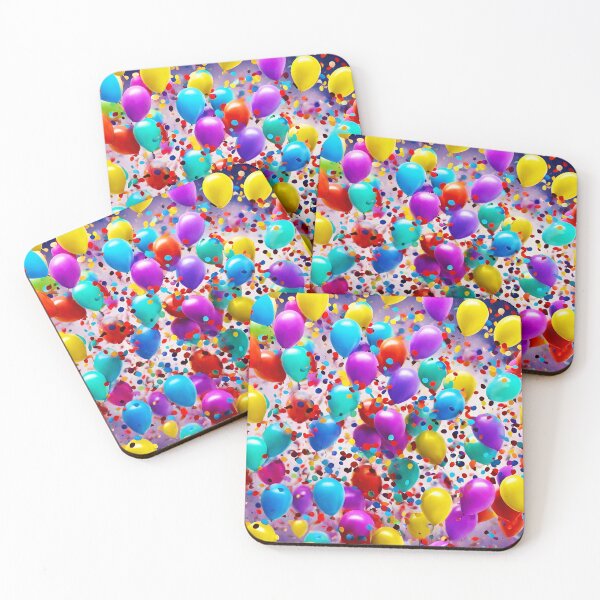 Item preview, Joyful Balloon Bursting with Colorful Confetti 3 designed and sold by Tom-Johnson.