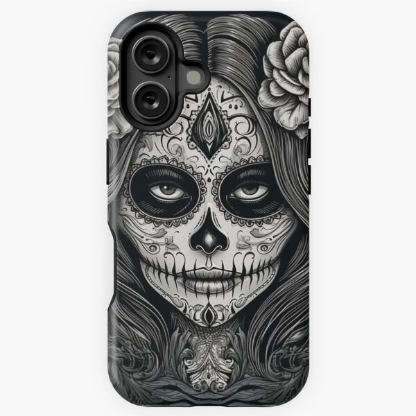 Item preview, Woman Sugar Skull - Day of the Dead designed and sold by luke1103.