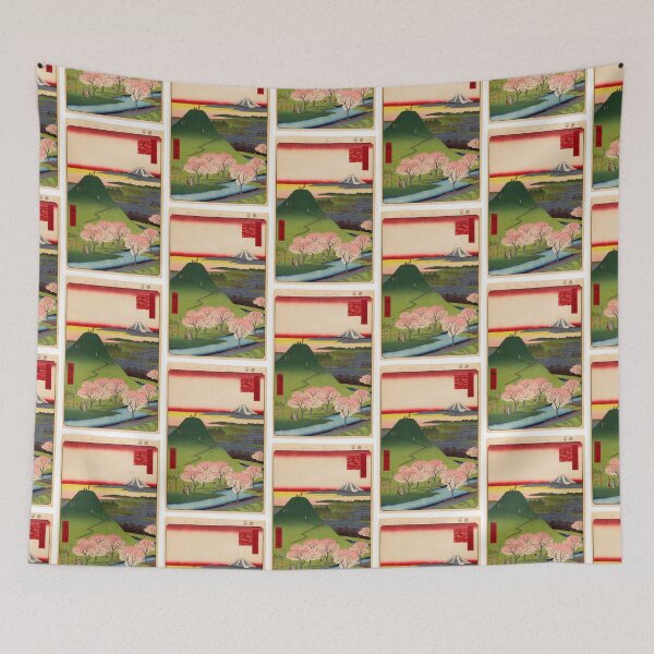 Item preview, New Fuji, Meguro, No. 24 in One Hundred Famous Views of Edo Utagawa Hiroshige| Japanese Ukiyo-e  Woodblock prints by Utagawa Hiroshige. designed and sold by TeeARTHY.
