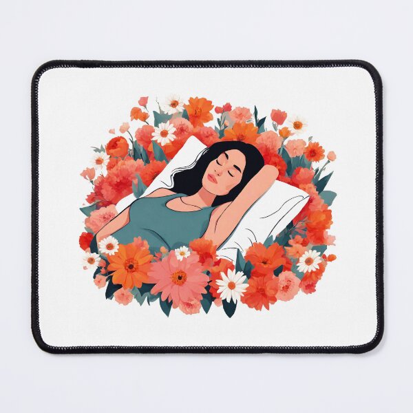 Item preview, Woman Lying in Floral Paradise 2 designed and sold by Tom-Johnson.