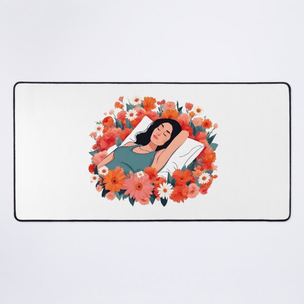 Item preview, Woman Lying in Floral Paradise 2 designed and sold by Tom-Johnson.