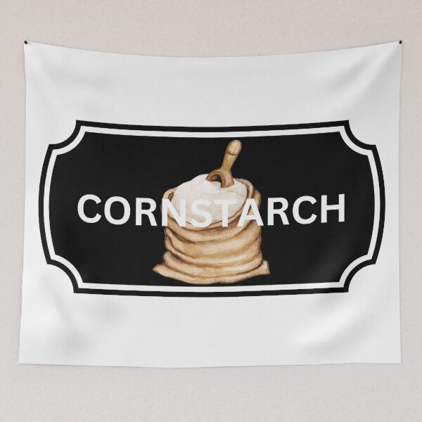 Item preview, Spices/Food Label - Cornstarch designed and sold by ArtsyCity.