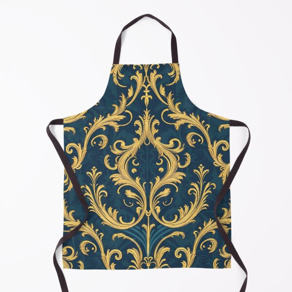 Item preview, golden and blue ornate pattern designed and sold by Haji Kamora.