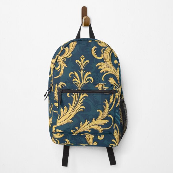 Item preview, golden and blue ornate pattern designed and sold by Haji Kamora.