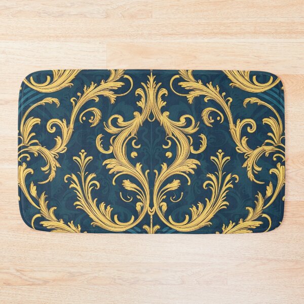 Item preview, golden and blue ornate pattern designed and sold by Haji  Kamora.