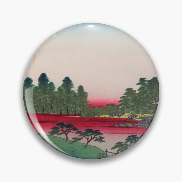 Item preview, Yatsukoji, Inside Sujikai Gate, No. 9 in One Hundred Famous Views of Edo Utagawa Hiroshige | Japanese Ukiyo-e  Woodblock prints by Utagawa Hiroshige. designed and sold by TeeARTHY.