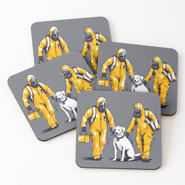Item preview, Men and Pets in Biohazard Suits 2 designed and sold by Tom-Johnson.