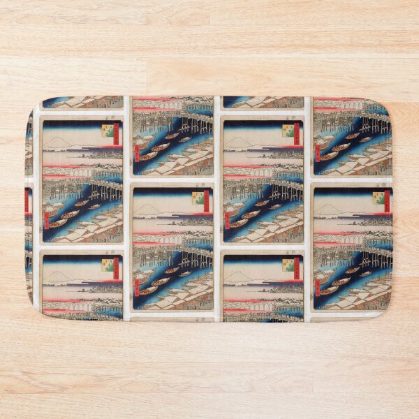 Item preview, Nihonbashi, Clearing After Snow, No. 1 in One Hundred Famous Views of Edo Utagawa Hiroshige | Japanese Ukiyo-e  Woodblock prints by Utagawa Hiroshige. designed and sold by TeeARTHY.