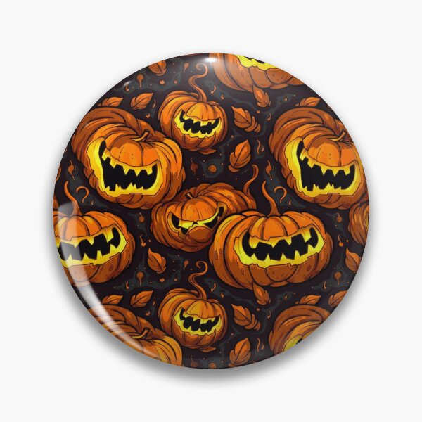 Item preview,  Halloween orange pumpkin with bared teeth. Cheerful jack-o'-lantern pumpkin in Halloween style. Pumpkin with a carved smile. designed and sold by SculpterioShop.