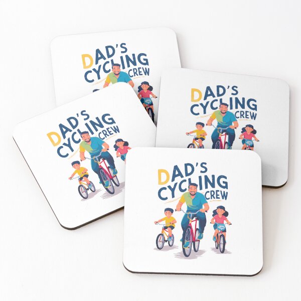 Item preview, Best Dad's Cycling Crew - Fathers Day: Dad, Dady, Pa, Papa, Father designed and sold by mergmart.