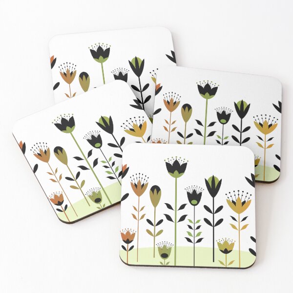 Item preview, Spring flower meadow mid century style designed and sold by Britta Glodde.