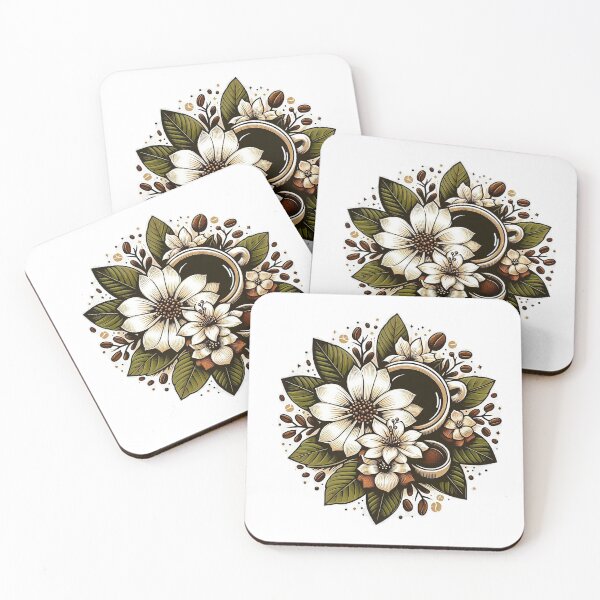 Item preview, Flowers and Coffee designed and sold by frostyyfrankk.