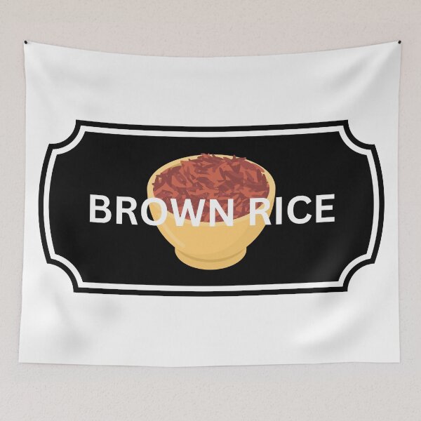Item preview, Spices/Food Label - Brown Rice designed and sold by ArtsyCity.