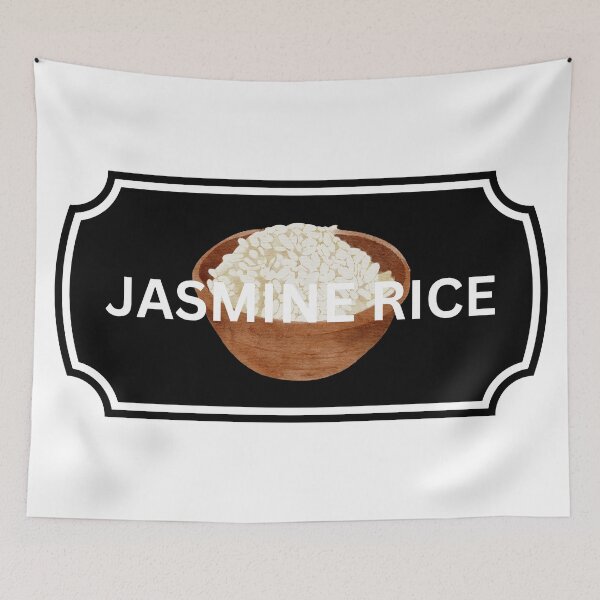 Item preview, Spices/Food Label - Jasmine Rice designed and sold by ArtsyCity.