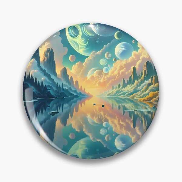 Item preview, Lakes as Gateways to Parallel Universes designed and sold by LivingArtClips.