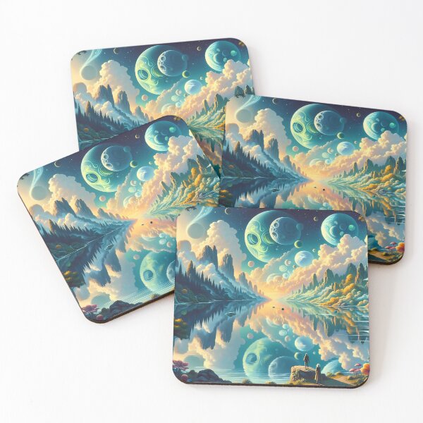 Item preview, Lakes as Gateways to Parallel Universes designed and sold by LivingArtClips.