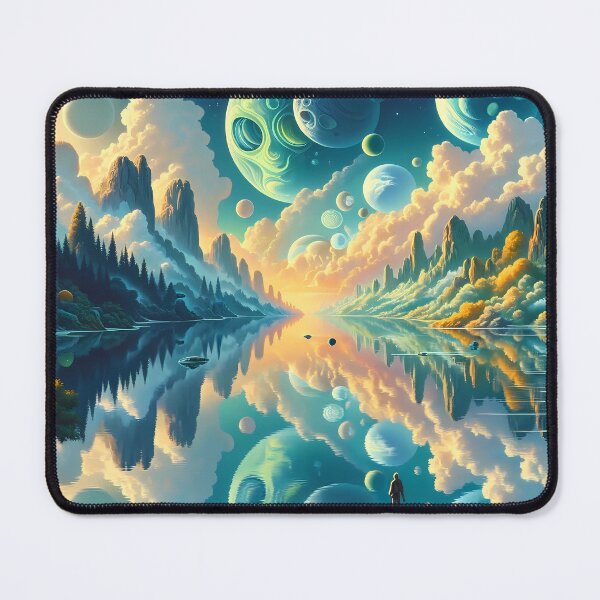 Item preview, Lakes as Gateways to Parallel Universes designed and sold by LivingArtClips.
