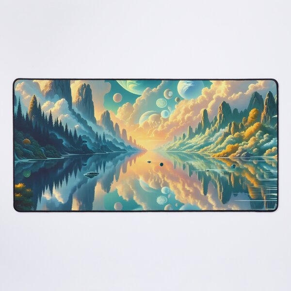 Item preview, Lakes as Gateways to Parallel Universes designed and sold by LivingArtClips.
