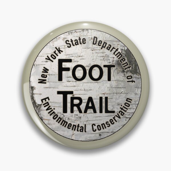 Item preview, ADK Mountains Hiking Foot Trail Marker - Birch Bark  designed and sold by bamatt30.