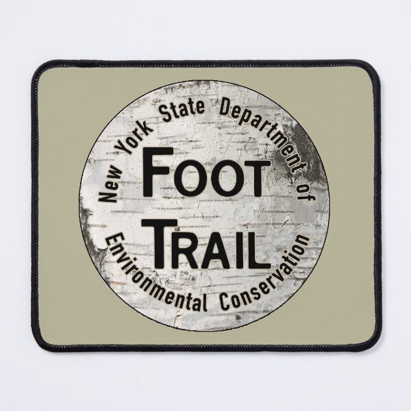 Item preview, ADK Mountains Hiking Foot Trail Marker - Birch Bark designed and sold by bamatt30.