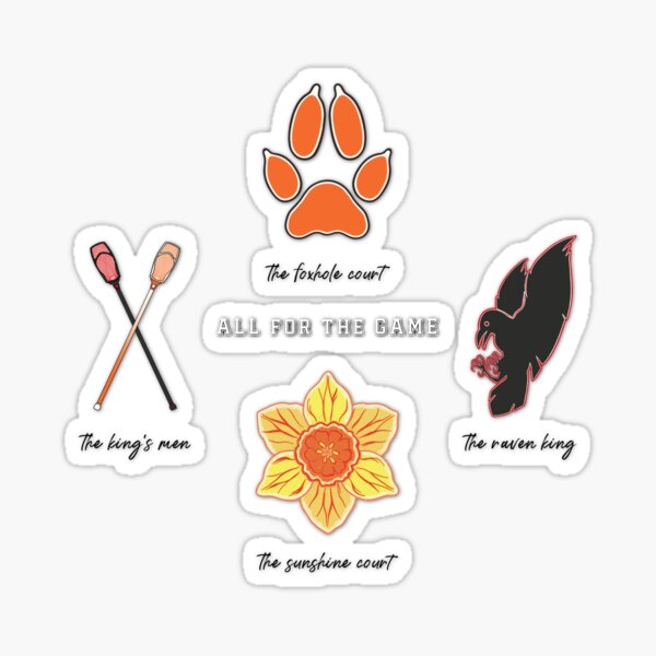 Item preview, All for the Game book symbols designed and sold by weightyghosts.