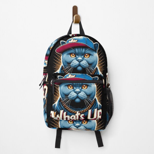 Item preview, BKH British Shorthair Blue Cat Gangsta What's up Gift designed and sold by Pineapple-Tree.