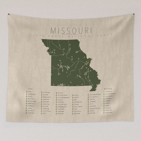 Item preview, Missouri Parks designed and sold by FinlayMcNevin.