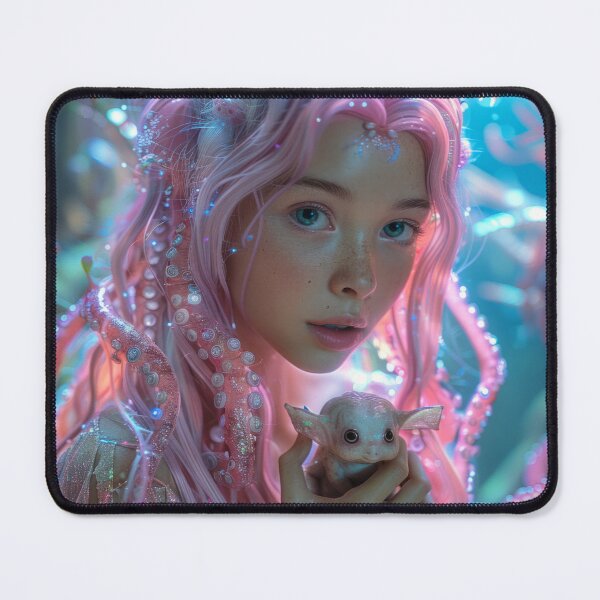 Item preview, Alien girl with her pet designed and sold by KreaKat.
