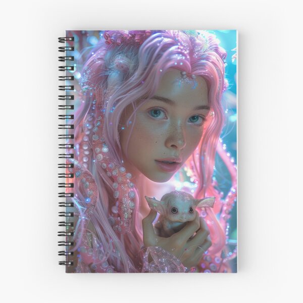 Item preview, Alien girl with her pet designed and sold by KreaKat.