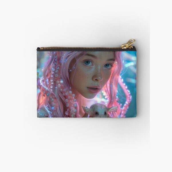 Item preview, Alien girl with her pet designed and sold by KreaKat.