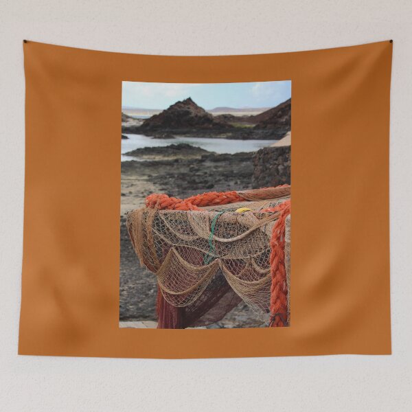 Item preview, Fishing Nets Lobos Island Vertical designed and sold by eddiebarronshop.