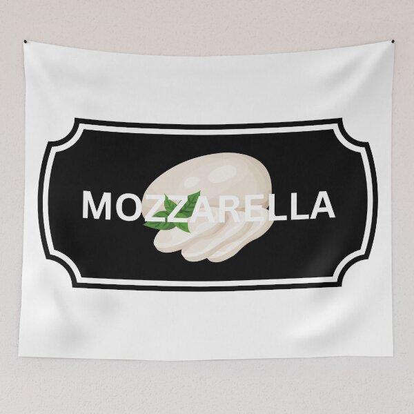 Item preview, Spices/Food Label - Mozzarella designed and sold by ArtsyCity.