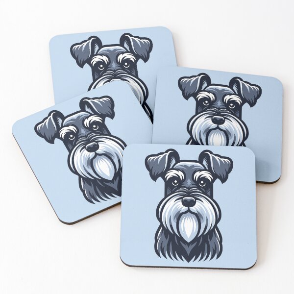 Item preview, Retrato de Schnauzer miniatura Mini Schnauzer Schnauzer designed and sold by MezkalArts.