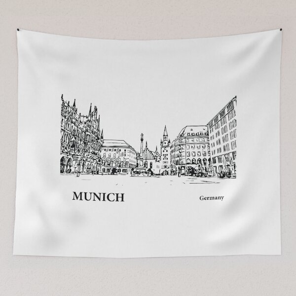 Item preview, Munich Germany designed and sold by Lakeric Cityscapes.