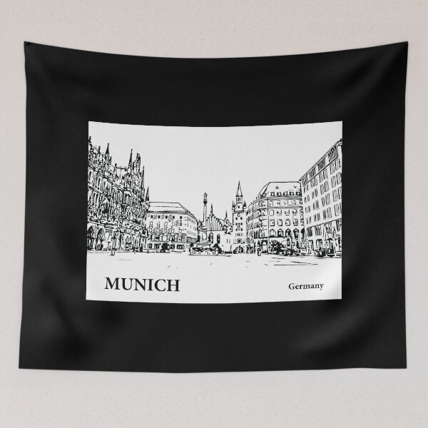 Item preview, Munich Germany designed and sold by Lakeric Cityscapes.