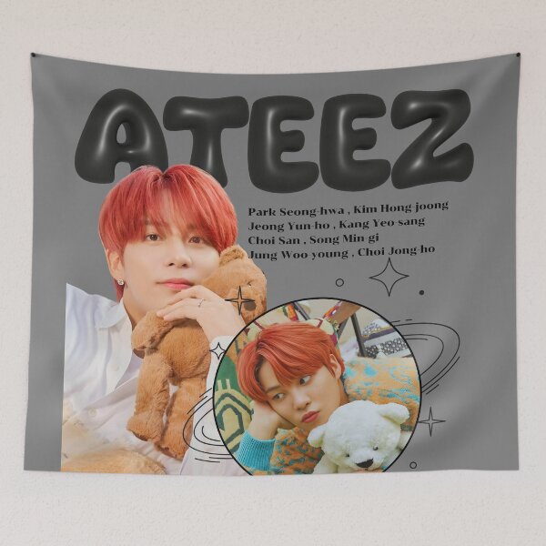 Artikelvorschau, JONGHO Ateez KPOP entworfen und verkauft von jaofnn.