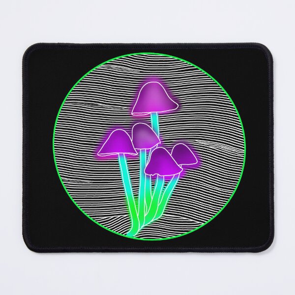 Item preview, Neon mushroom designed and sold by Happybug11.