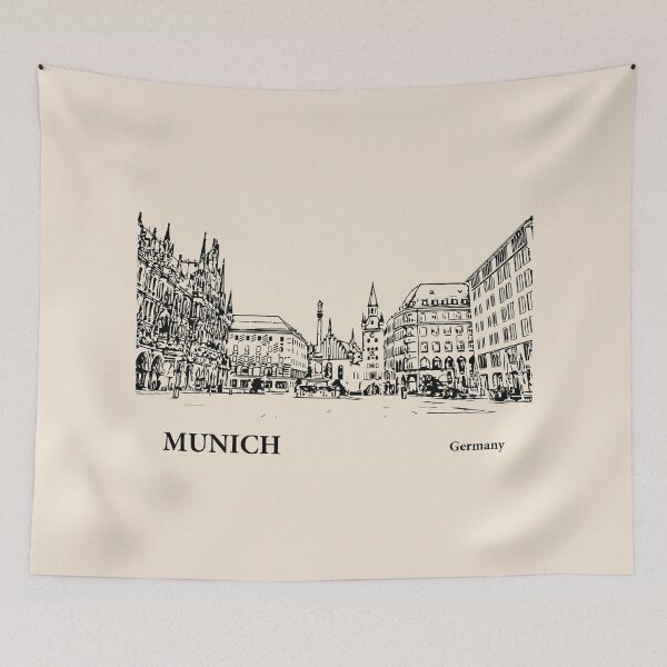 Item preview, Munich Germany designed and sold by Lakeric Cityscapes.