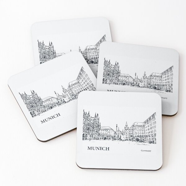 Item preview, Munich Germany designed and sold by Lakeric Cityscapes.