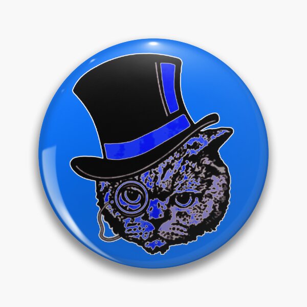 Item preview, Blue Cosmopolitan Cat designed and sold by Mr-Burgher.