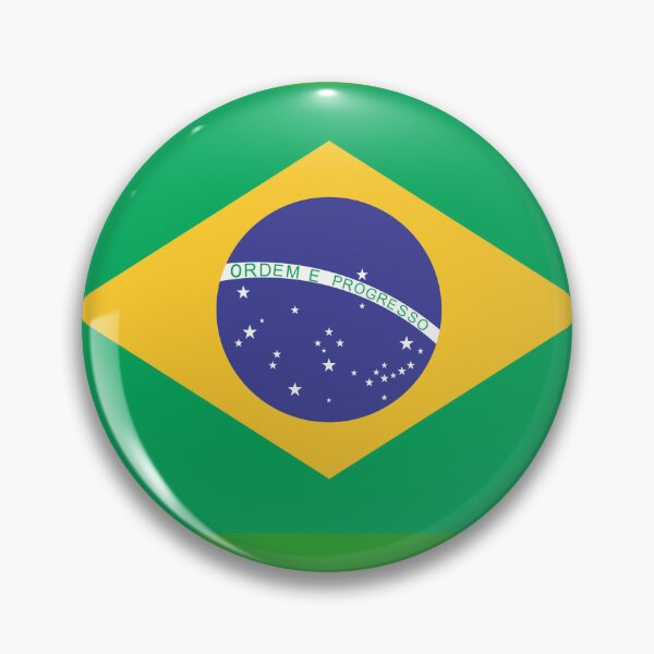 Item preview, National Flag of Brazil a starry sky with a curved band "Ordem e Progresso" ("Order and Progress") designed and sold by Peter Etchells.