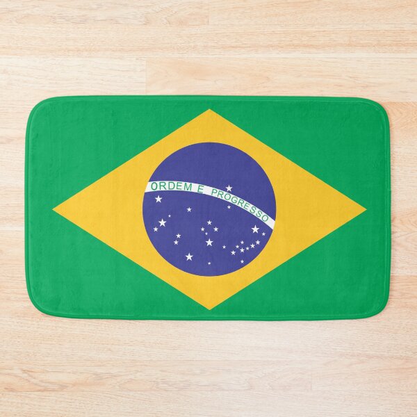 Item preview, National Flag of Brazil a starry sky with a curved band "Ordem e Progresso" ("Order and Progress") designed and sold by Peter Etchells.