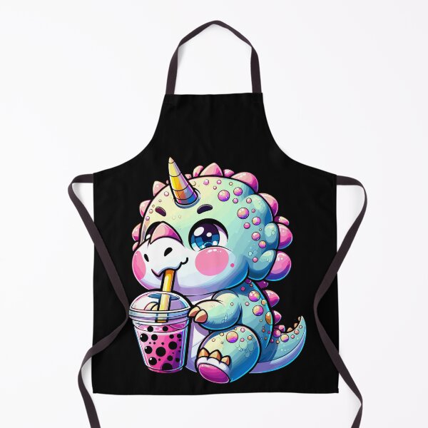 Item preview, Cute Dinosaur Unicorn kawaii Bubble Tea Anime Kawaii Neko Milktea designed and sold by Artistoos.