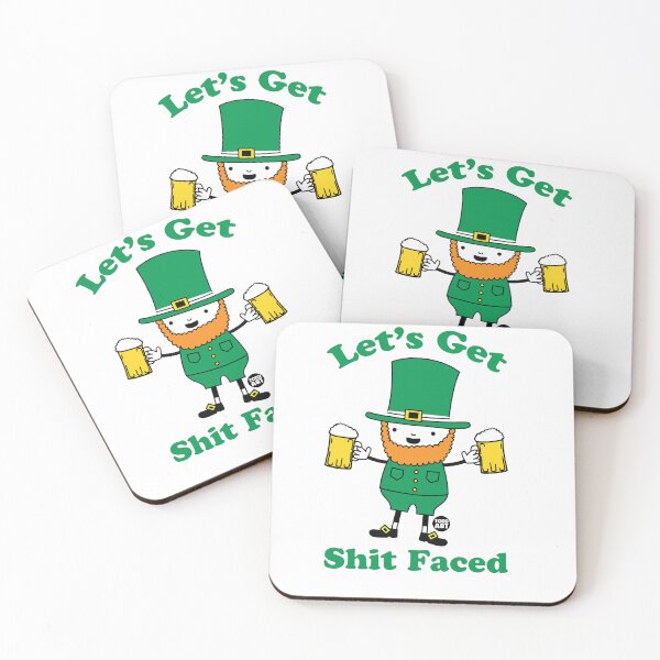 Artikelvorschau, shit faced leprechaun entworfen und verkauft von TODD GOLDMAN.
