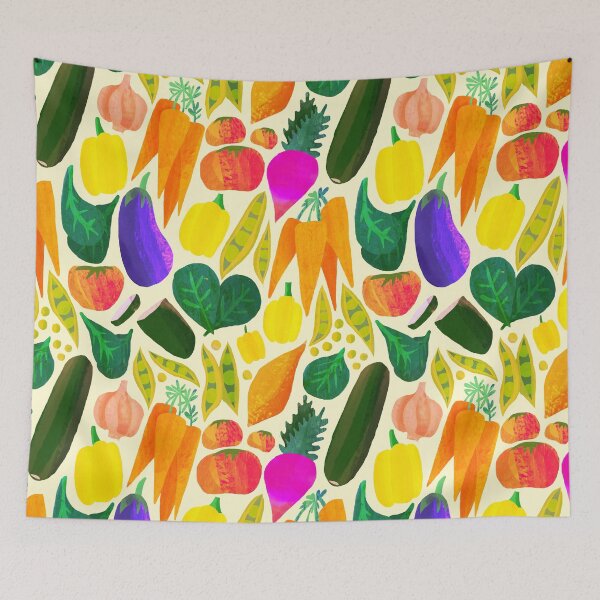 Item preview, Veggie Pattern Brights designed and sold by melanieviens.