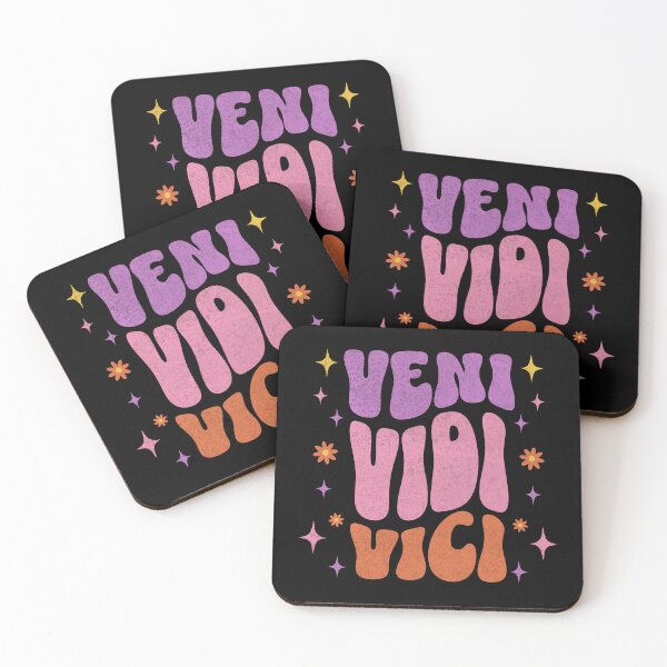 Item preview, Veni Vidi Vici I Came I Saw I Conquered Julius Caesar Quote designed and sold by chrisrivait.