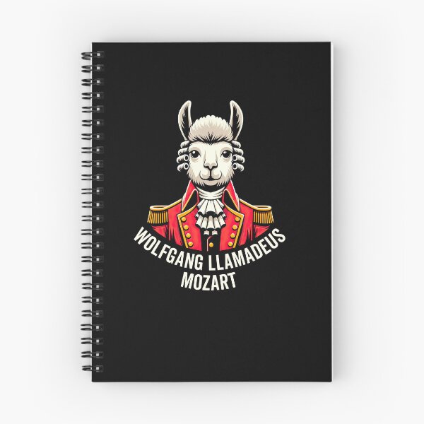 Item preview, Wolfgang Llama Portrait Llamadeus Mozart Classical Music Humor designed and sold by elderberry.