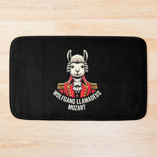 Item preview, Wolfgang Llama Portrait Llamadeus Mozart Classical Music Humor designed and sold by elderberry.